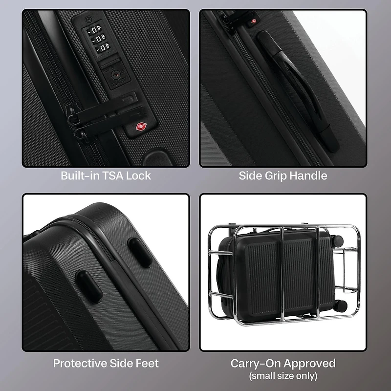 3-Piece Hardside Luggage Set: 28 Inch