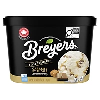 Crème Glacée Légère Breyers Caramel et Fudge 1.41 L