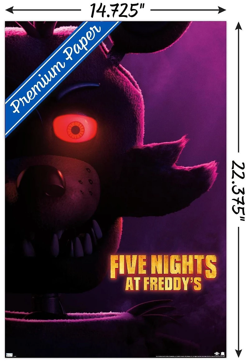 Cinq nuits au film Freddy - Foxy One Sheet
