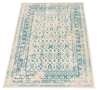 Tapis ECARPET de Style Traditionnel pour Salle à Manger, Salon et Chambre à Coucher Wilby Vert