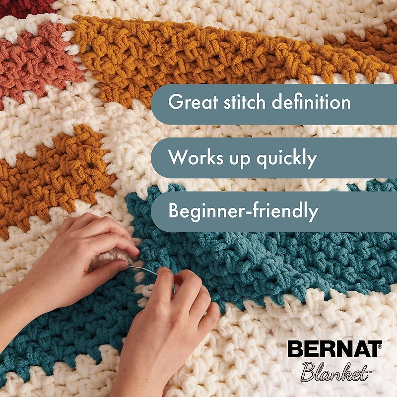 Bernat® Blanket™ #6 Super Bulky Polyester Yarn 10.5oz/300g