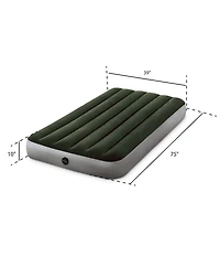 INTEX 10" Twin Dura-Beam Prestige Airbed w/ Battery Pump