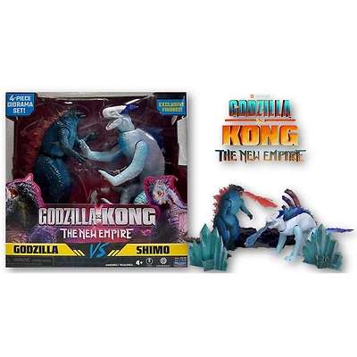 Godzilla x Kong Godzilla vs Shimo Figure 2-Pack by Playmates Toys