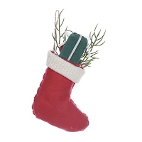 Vacances temps rouge STOCKING ornement