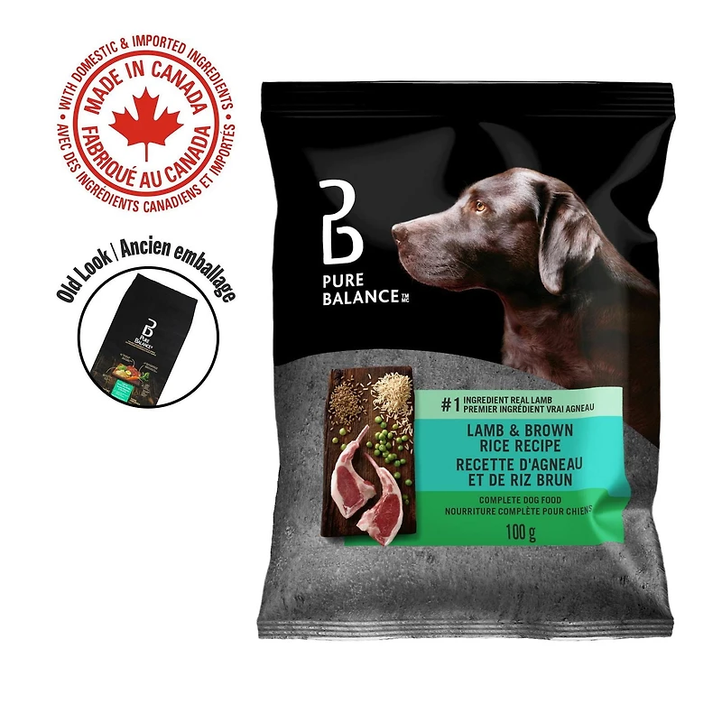 Pure Balance Lamb & Brown Rice Recipe Dry Dog Food, 100 g, 3.6 kg, 7.2 kg