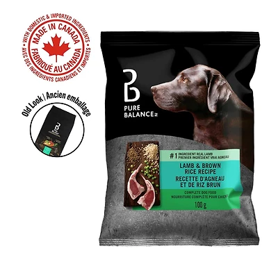 Pure Balance Lamb & Brown Rice Recipe Dry Dog Food, 100 g, 3.6 kg, 7.2 kg