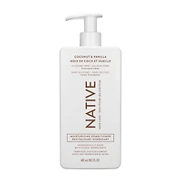 Native Moisturizing Conditioner, Coconut & Vanilla, Sulfate & Paraben Free