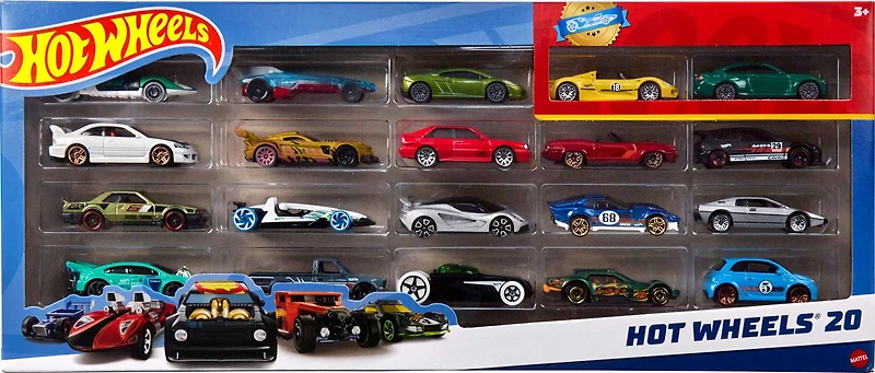 Coffret de 20 voitures Hot Wheels