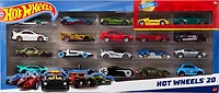 Coffret de 20 voitures Hot Wheels
