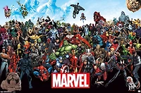 Marvel Comics - The Marvel Lineup Wall Poster, 22.375" x 34"