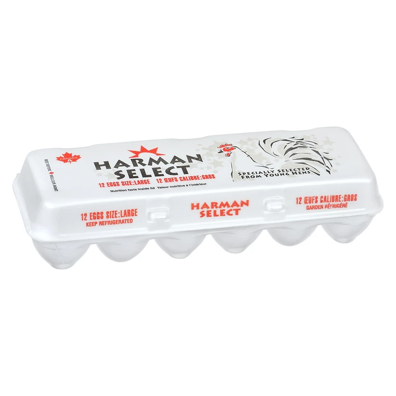 Harman Select gros oeufs blancs