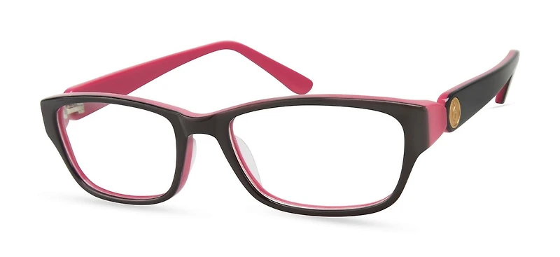 Baby Phat Womens Prescription Eyeglasses, Bv263, Black Pink, 50-16-135