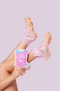 Masque exfoliant pour les pieds Vitamasques Ultra Peel à l'extrait de noix de coco et d'ananas, 1 paire Des pieds doux avec Ultra Peel