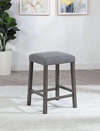 Table à hauteur de comptoir en marbre K-Living Pheony avec rangement et 2 tabourets de bar