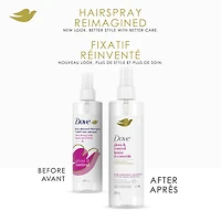 Dove Non-Aerosol Hairspray for Extra Strong Hold Hairspray Gloss & Control Protects Against Damp or Humid Conditions 273mL, 273 ML