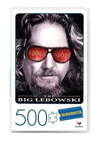The Big Lebowski Movie 500-Piece Puzzle in Plastic Retro Blockbuster VHS Video Case