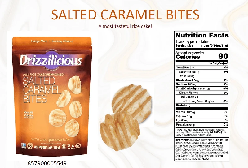 Drizzilicious L- Bouchées Caramel Salé SG L- Bouchées Caramel Salé