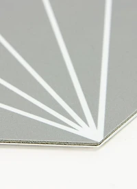 FloorPops Vers Peel and Stick Hexagon Floor Tiles Set of 20
