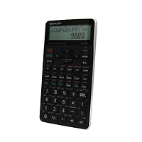 Calculatrice financière Sharp EL738XT avec fonctions d’amortissement et d’analyse des flux de trésorerie, écran ACL à 2 lignes et 10 chiffres, pour les affaires et les étudiantes et étudiants
