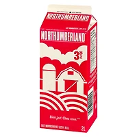Lait homogénéisé 3,25 % Northumberland 2L