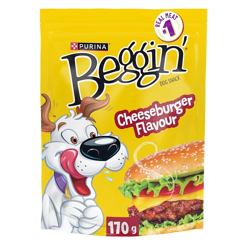 Beggin' Saveur de Hamburger au Fromage, Gâteries pour Chiens 170-850g