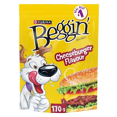 Beggin' Saveur de Hamburger au Fromage, Gâteries pour Chiens 170-850g