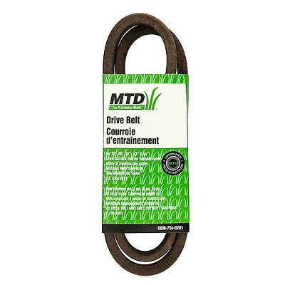 MTD Courroie d'entraînement de rechange pour transmission de tracteurs de pelouse