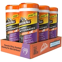 Lingettes nettoyantes avec assainisseur d’air au parfum d’orange pour voiture Armor All (25 unités) Lingettes nettoyantes avecass