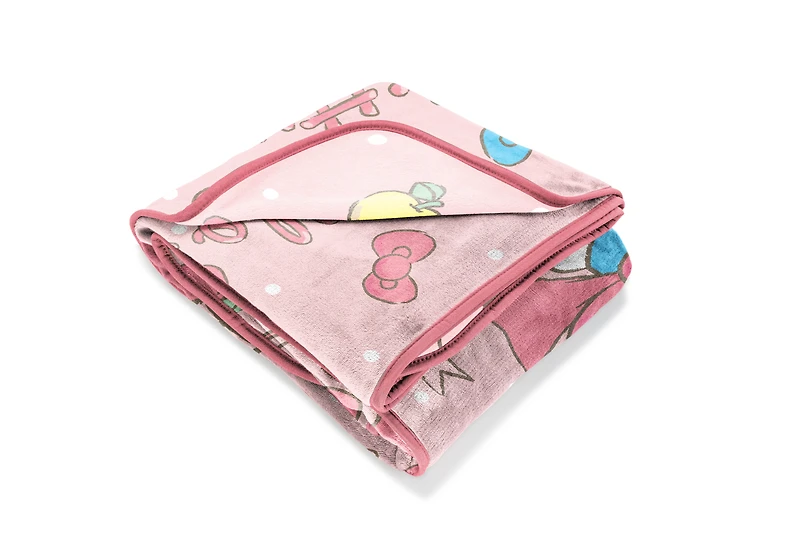 Hello Kitty Plush Fleece Throw