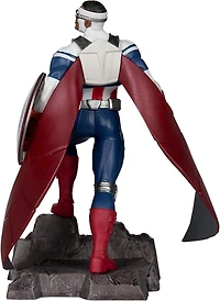McFarlane Toys - Marvel Captain America Figure de collection à l'échelle 1:10 avec scène