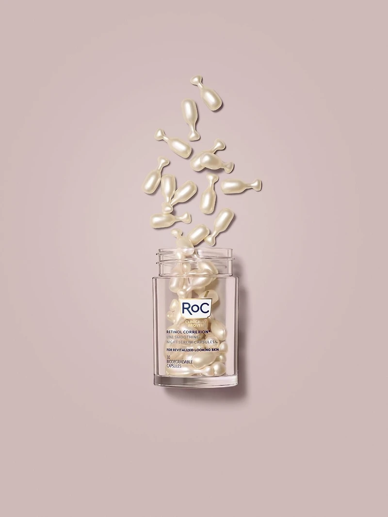 RoC Skincare - Retinol Correxion®️ - Capsules de Sérum de Nuit de Lissage de Ligne (30 U) RoC Skincare