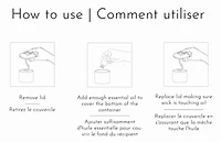 Diffuseur botanique ScentSationals - Nereus Diffuseur en céramique