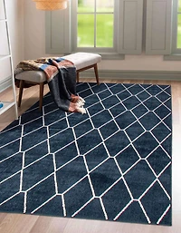 Tapis ECARPET Contemporain pour Salon, Chambre à Coucher, Salle Manger, Collection Diamante