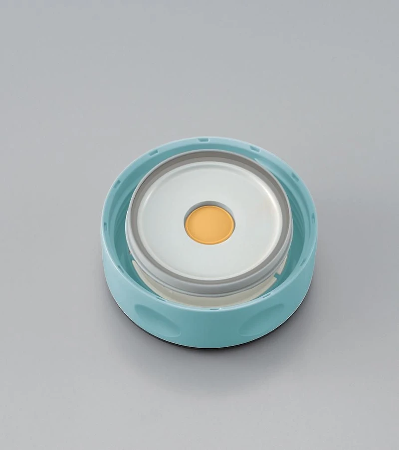 Zojirushi en acier inoxydable à isolation sous vide 25 oz. Pot alimentaire, Aqua Blue