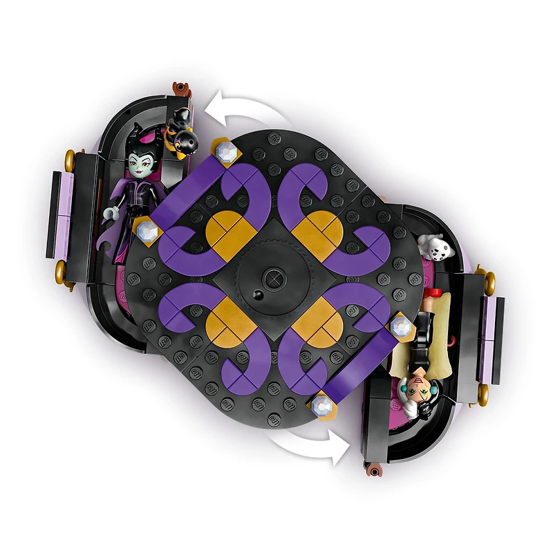 LEGO Disney Villains Maleficent’s and Cruella De Vil’s Dresses Kids Toy - Fashion Building Toy for Girls and Boys, Ages 9+ - Kids Toy for Disney Fans - Gift Idea for Birthdays & Holidays - 43262, LEGO Maleficent's and C 43262
