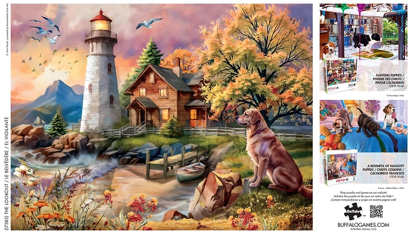 Buffalo Games The Lookout Puzzle de 750 pièces imbriqué pour adultes âgés de 14 à 99 ans