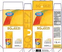 SQUEEZI MANGO - FRENCH Squeezi Real Fruit Mangue 4pk