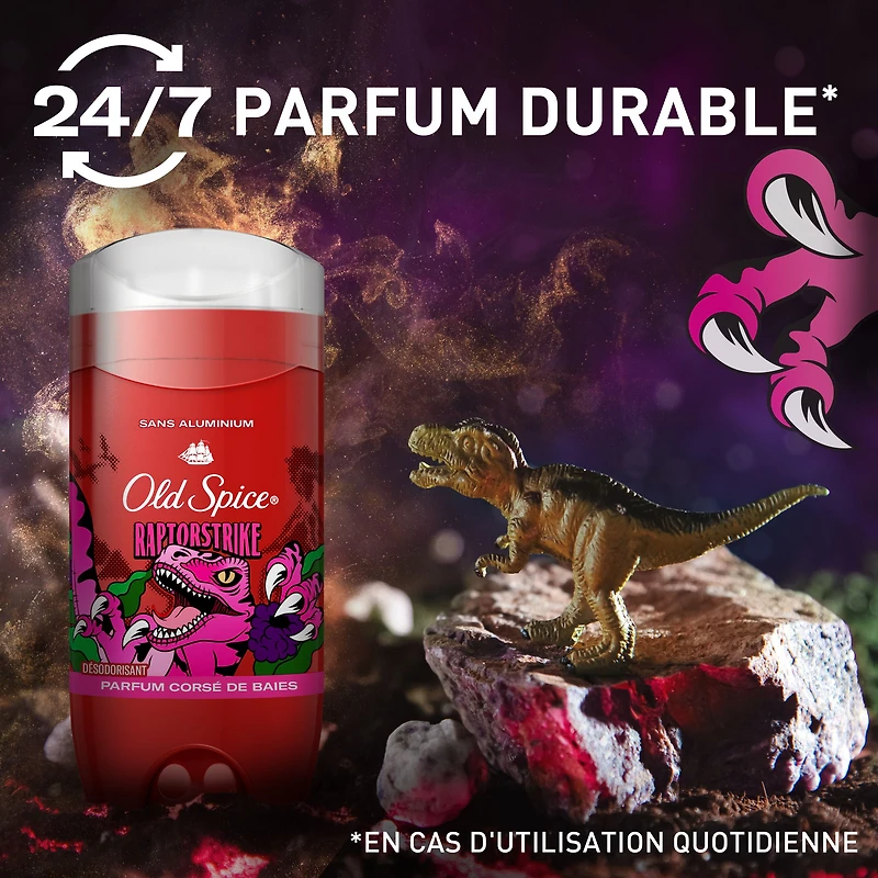 Old Spice Aluminum Free Deodorant for Men, Raptorstrike, 48 Hr. Protection, 85G