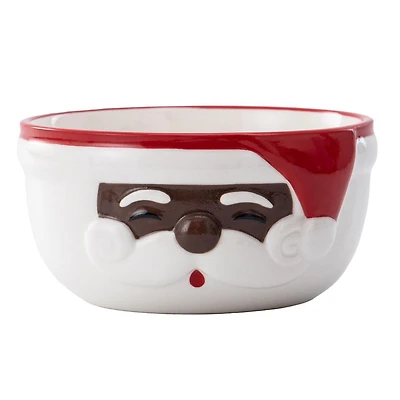 Holiday Time Figural Ceramic Bowl, 6.3 inch x 6.3 inch x 3.11 inch, 1 piece