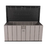 LIFETIME - Boîte de rangement extérieure de 150 gallons, couvercle gris