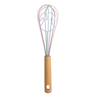 Way to Celebrate 11-inch Silicone Whisk, Bunny Rabbit character, Purple