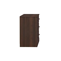Commode Astrid de Prepac à 6 tiroirs en fini expresso                       