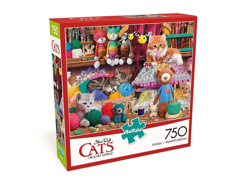 Buffalo Games Le puzzle Cats Series Crochet Kittens en 750 pièces