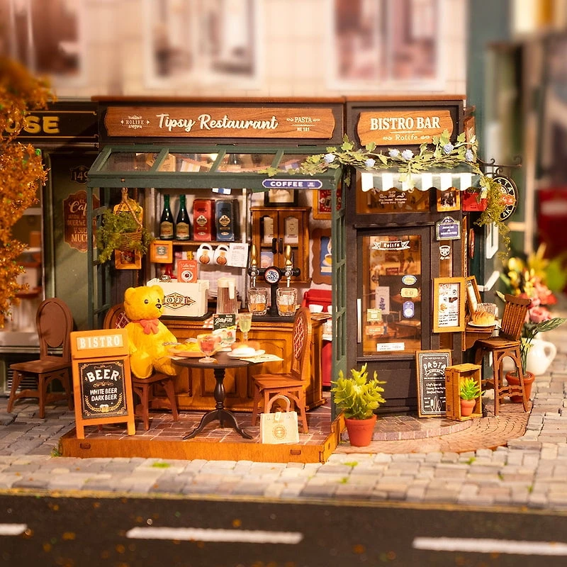 Rolife Tipsy Restaurant DIY Miniature House DG167
