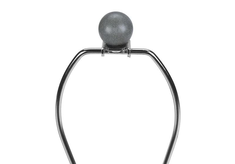 Monarch Specialties Lighting, 24"h, Table Lamp, Grey Concrete, Beige Shade, Contemporary