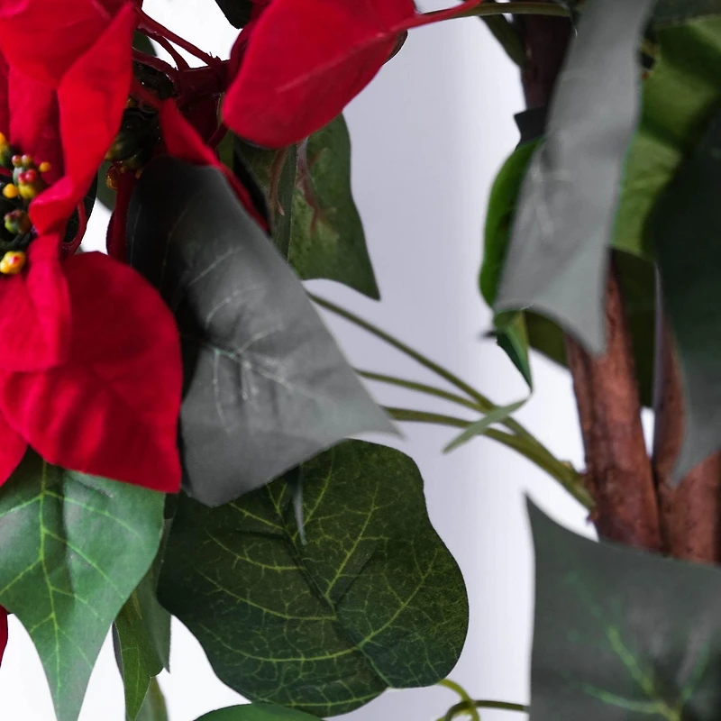 Poinsettia Tree, 59"H