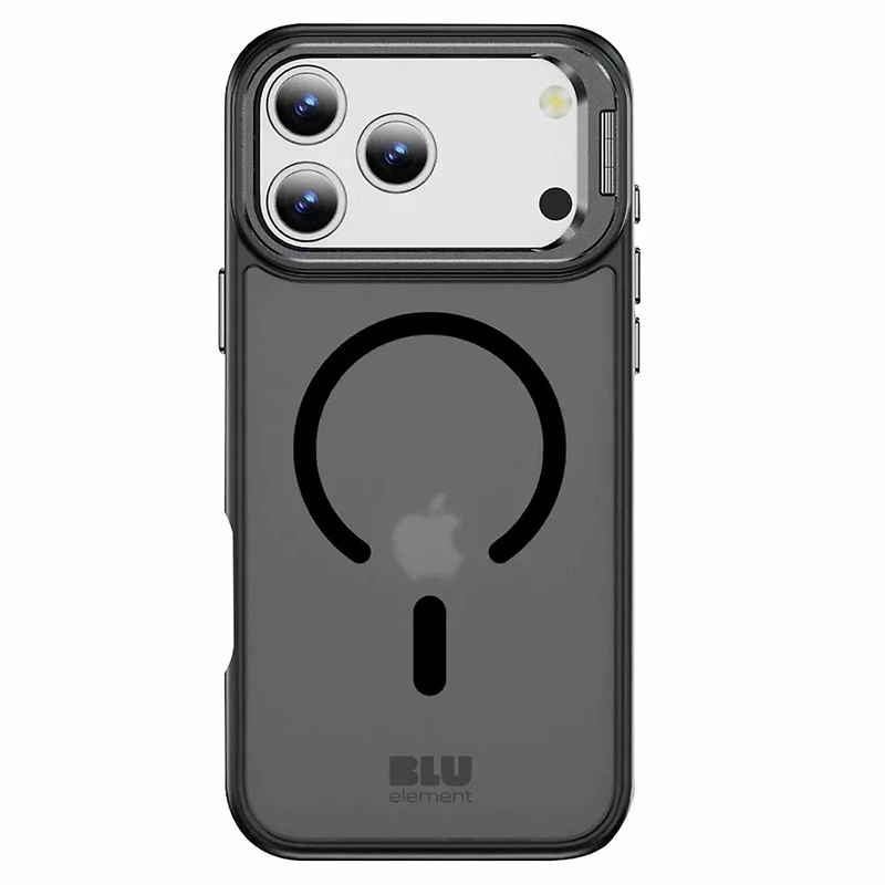 Blu Element Duo Protection Bundle - Chromatic Kick MagSafe Case Black + Screen Protector for iPhone 17 Pro