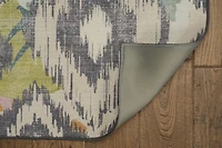 Outdoor Washable Grayton Ivory & Charcoal 7' x 9' Area Rug
