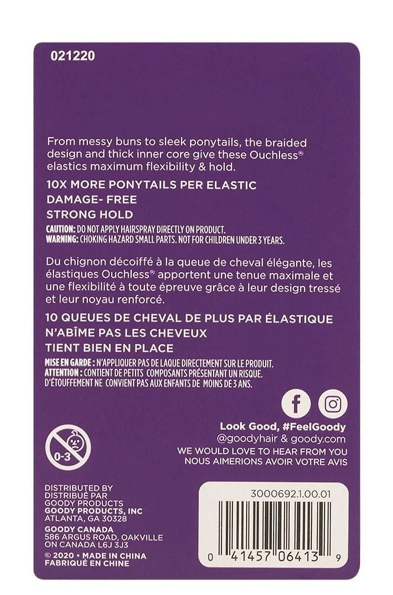 Goody Kids Ouchless Tray Elastics - 24 Ct
