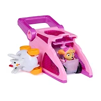 PAW Patrol, Lanceur Brigade canine Stella avec véhicule Galinetta, Coffret de 2 véhicules, jouets pour garçons et filles à partir de 3 ans